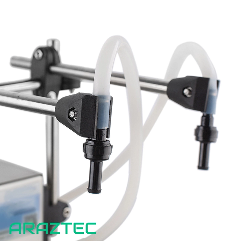 دستگاه پرکن مایعات رقیق دیجیتال دو نازل 2 الی 3500 میلی لیتر مدل F5 آرازتک