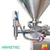 دستگاه پرکن مایعات غلیظ و رقیق پنوماتیک 100-1000 میلی لیتر مدل F2 آرازتک