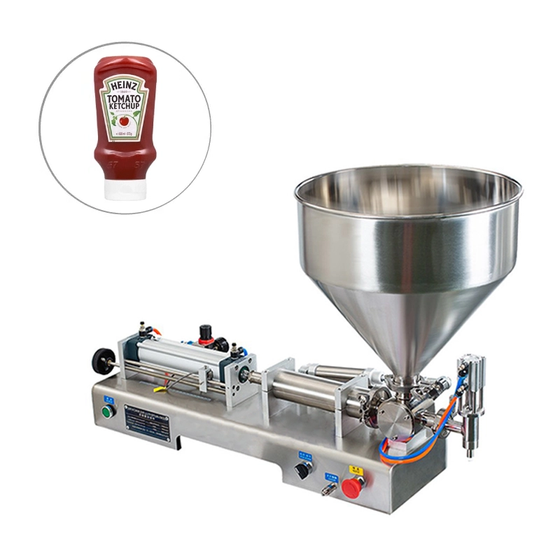 دستگاه پرکن مایعات غلیظ و رقیق پنوماتیک 100-1000 میلی لیتر مدل F2 آرازتک