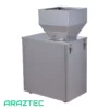 دستگاه پرکن پودر و گرانول 1 الی 200 گرم دارای سنسور چشمی، پدال، ویبره و کاپ تخلیه استیل مدل FP1 آرازتک