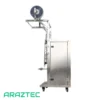 دستگاه پرکن بسته بندی ساشه ظرفیت 10-200 میلی لیتر سه طرف دوخت مایعات رقیق مدل S1 آرازتک