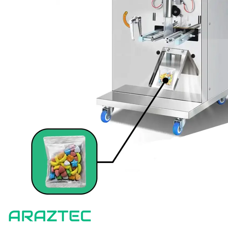 دستگاه پرکن بسته بندی ساشه 0.1-100 گرم سه طرف دوخت پودر و گرانول مدل S7