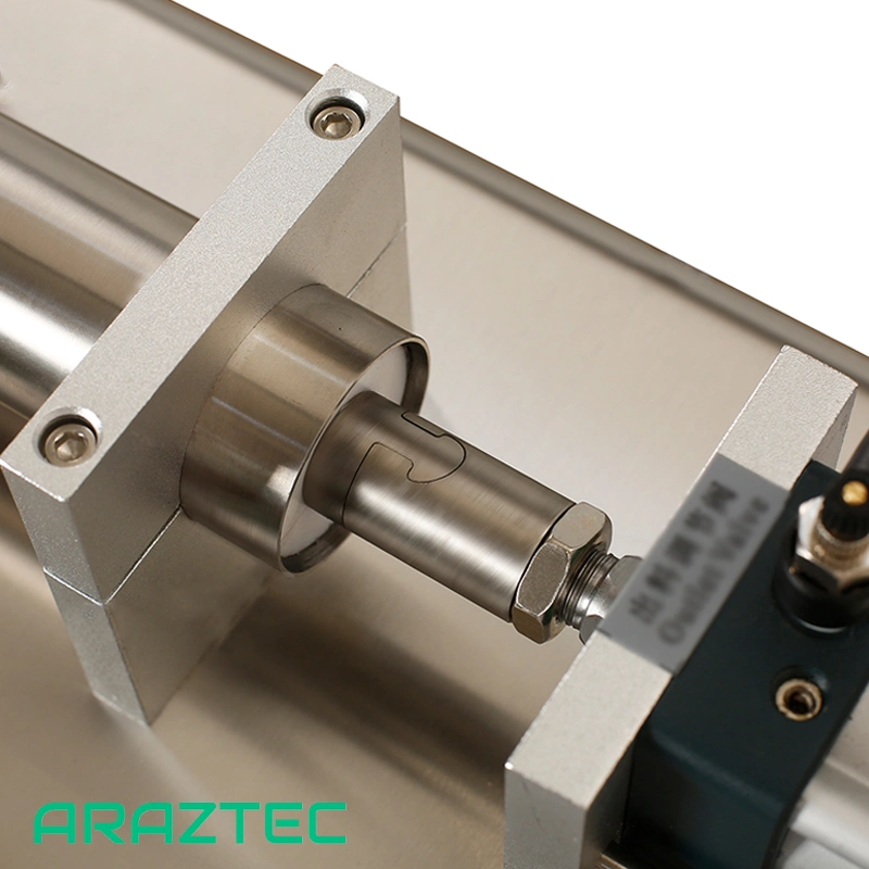 دستگاه پرکن مایعات 30 الی 500 میلی لیتر پنوماتیک دارای سیستم مکش از مخزن مایع تک نازل مدل F11 آرازتک