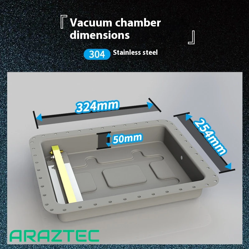 دستگاه بسته بندی وکیوم صنعتی دوخت ۲۴ سانتی متری مدل V2 آرازتک