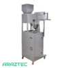 دستگاه پرکن بسته بندی ساشه 10-999 گرم بک سیل با دوخت الکترومکانیکی پودر و گرانول مدل S17 آرازتک