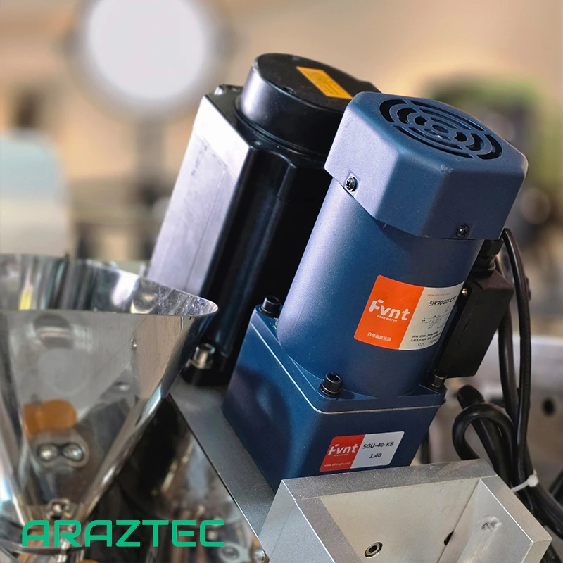 دستگاه پرکن بسته بندی ساشه ماردونی تمام اتوماتیک 1-200 گرم سه طرف دوخت پودری مدل S32 سری 320 آرازتک