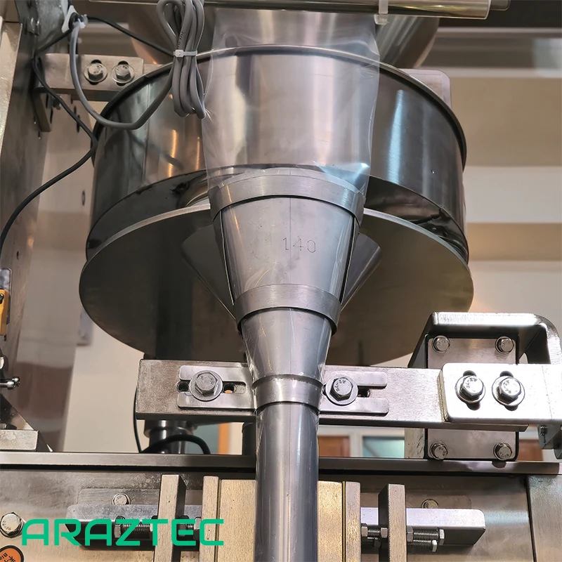 دستگاه پرکن بسته بندی ساشه تمام اتوماتیک 1-200 گرم بک سیل گرانول مدل S36 آرازتک