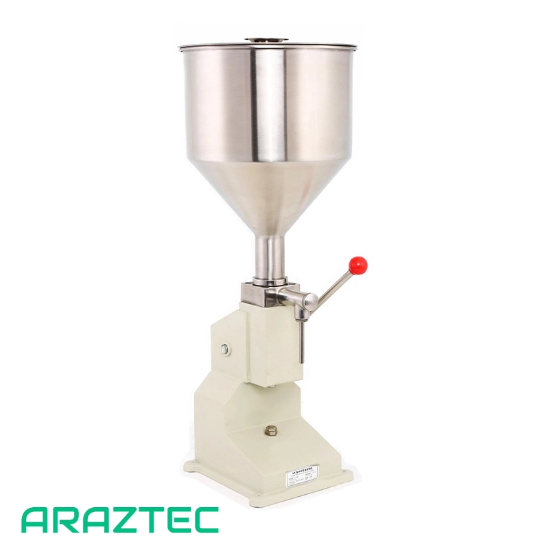 دستگاه پرکن مایعات رقیق و غلیظ دستی 10 الی 100 میلی لیتر مدل F27 آرازتک