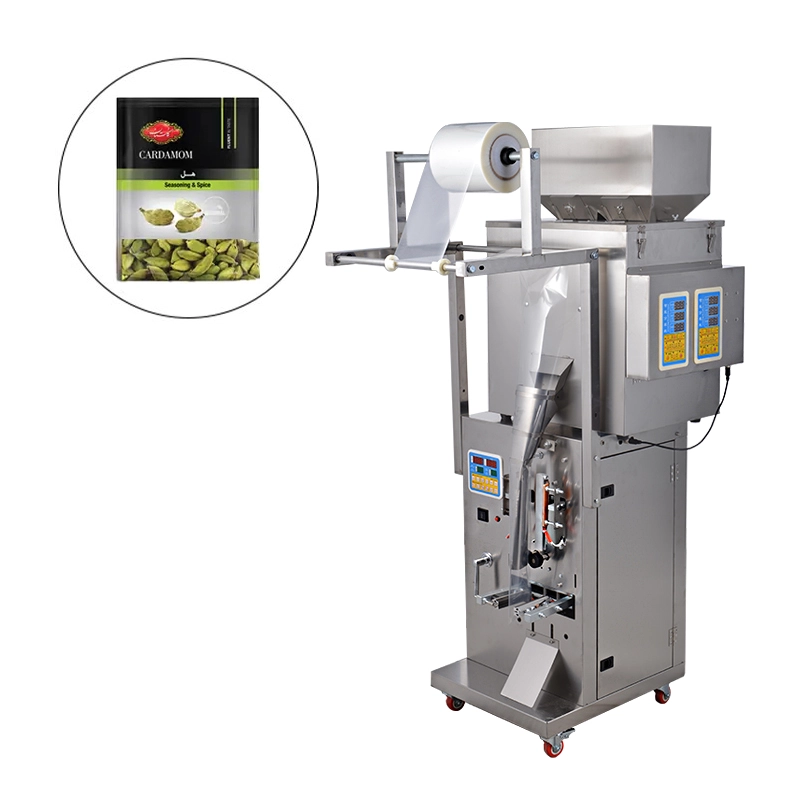 دستگاه پرکن بسته بندی ساشه 0.1-200 گرم سه طرف دوخت دو توزین پودر و گرانول مدل S41 آرازتک