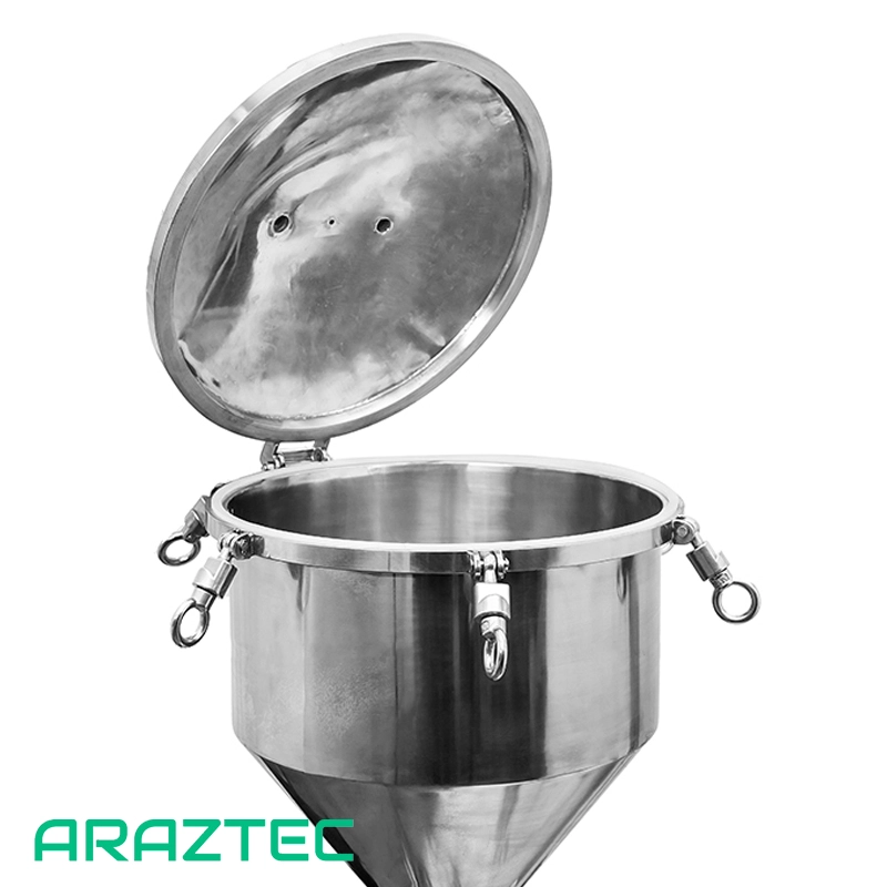 دستگاه پرکن مایعات غلیظ پنوماتیک به همراه مخزن استیل تحت فشار ظرفیت 30 الی 500 میلی لیتر مدل F39 آرازتک