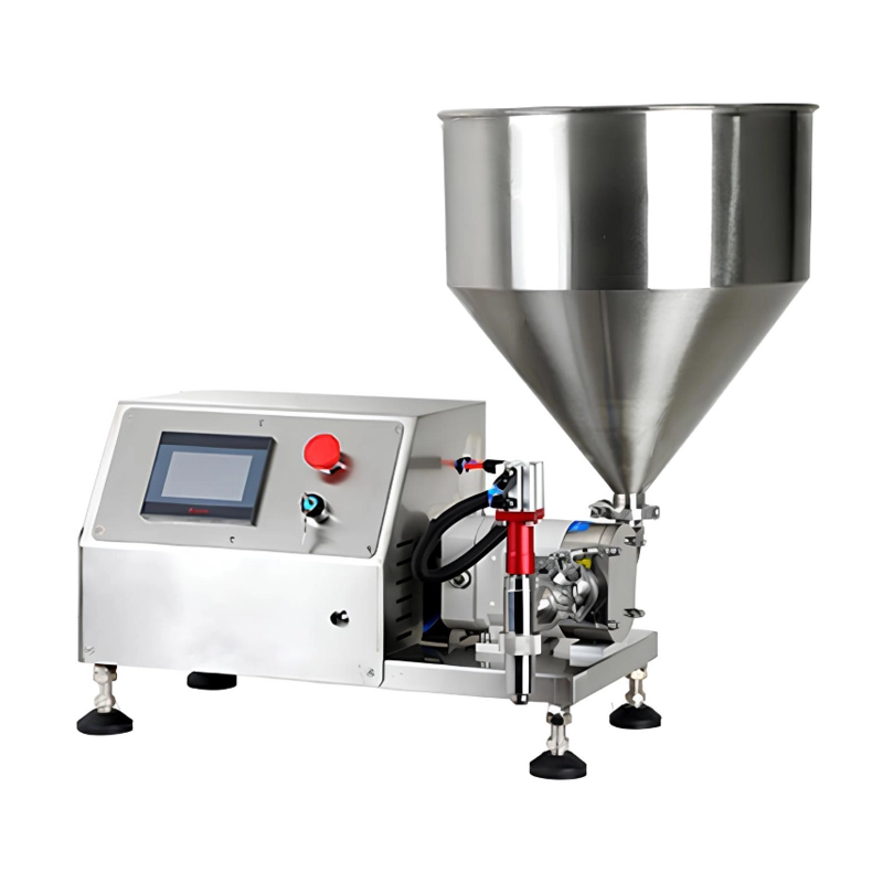 دستگاه پرکن مایعات نیمهاتوماتیک با پمپ روتور مدل BGZ-1000 آرازتک