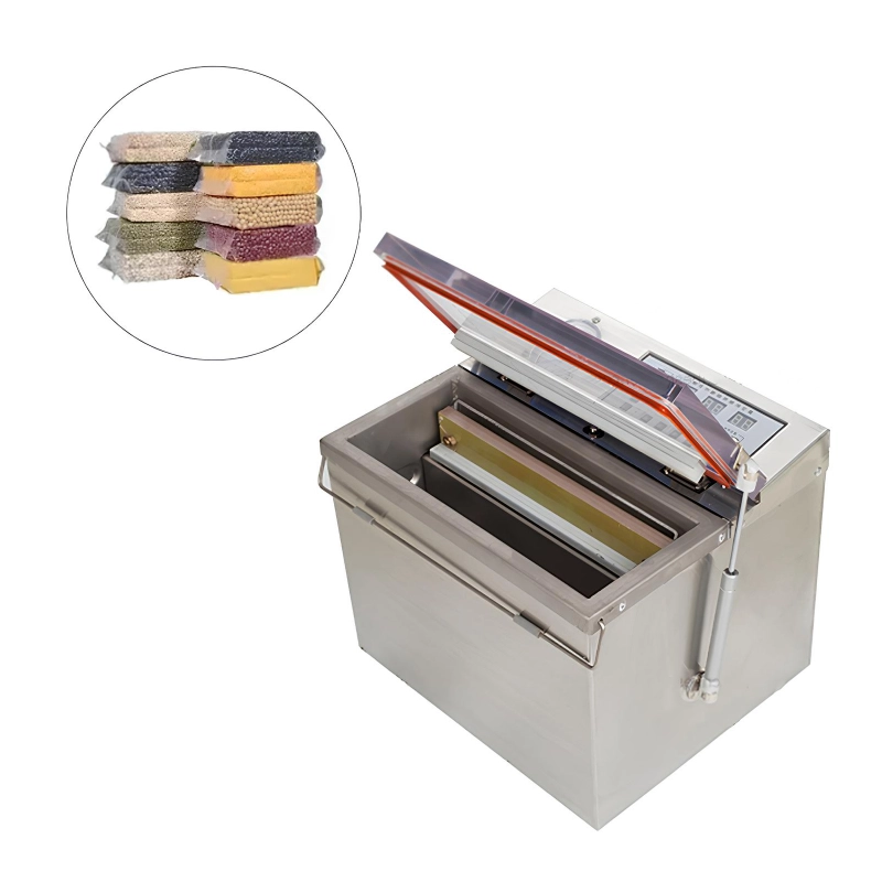 دستگاه بسته بندی وکیوم صنعتی آجری شکل دوخت ۳۰ سانتی متری مدل V6 آرازتک