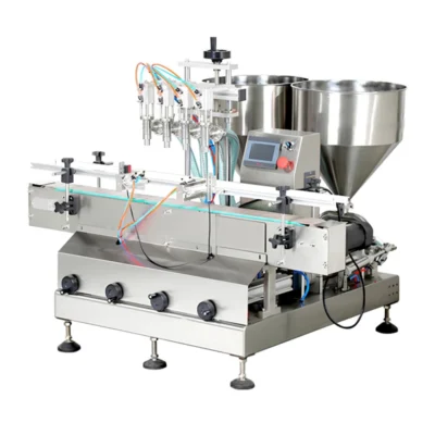 دستگاه پرکن اتوماتیک بطری آب معدنی مدل QTF-4P آرازتک