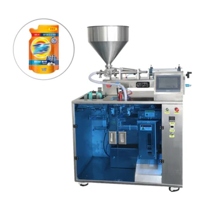 دستگاه پرکن بسته بندی پاکت آماده 50-500 میلی‌لیتر مایعات غلیظ و رقیق مدل PR20-G500 آرازتک