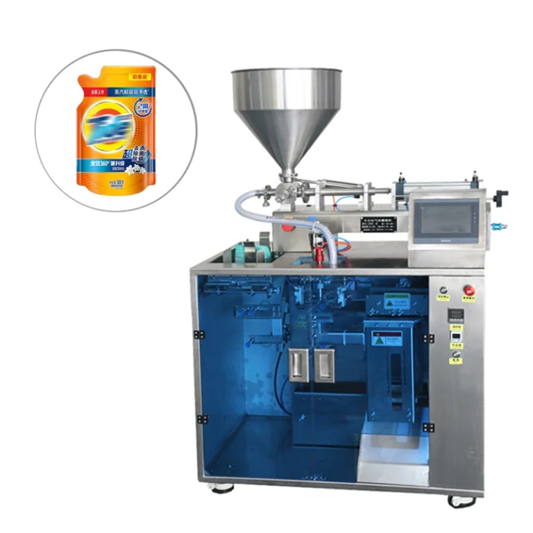 دستگاه پرکن بسته بندی پاکت آماده 50-500 میلی‌لیتر مایعات غلیظ و رقیق مدل PR20-G500 آرازتک