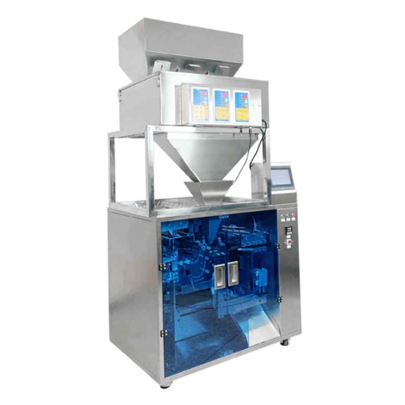 دستگاه پرکن بسته بندی پاکت آماده اتوماتیک 10-500 گرم گرانول مدل PR20-3T500 آرازتک