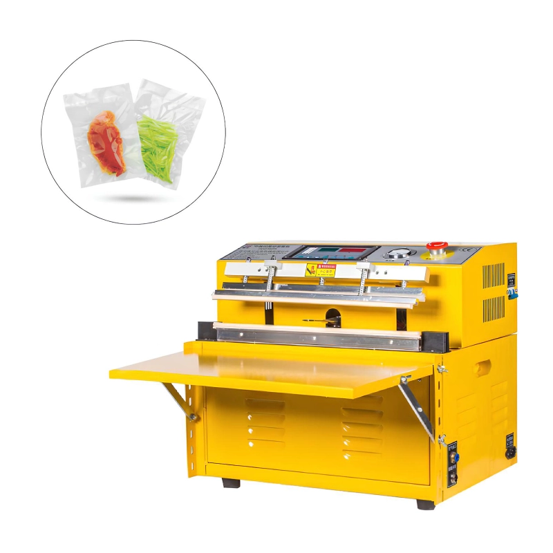 دستگاه بسته بندی وکیوم صنعتی آهنی با رنگ الکتروستاتیک دوخت ۵۰ سانتی متری مدل V7 آرازتک